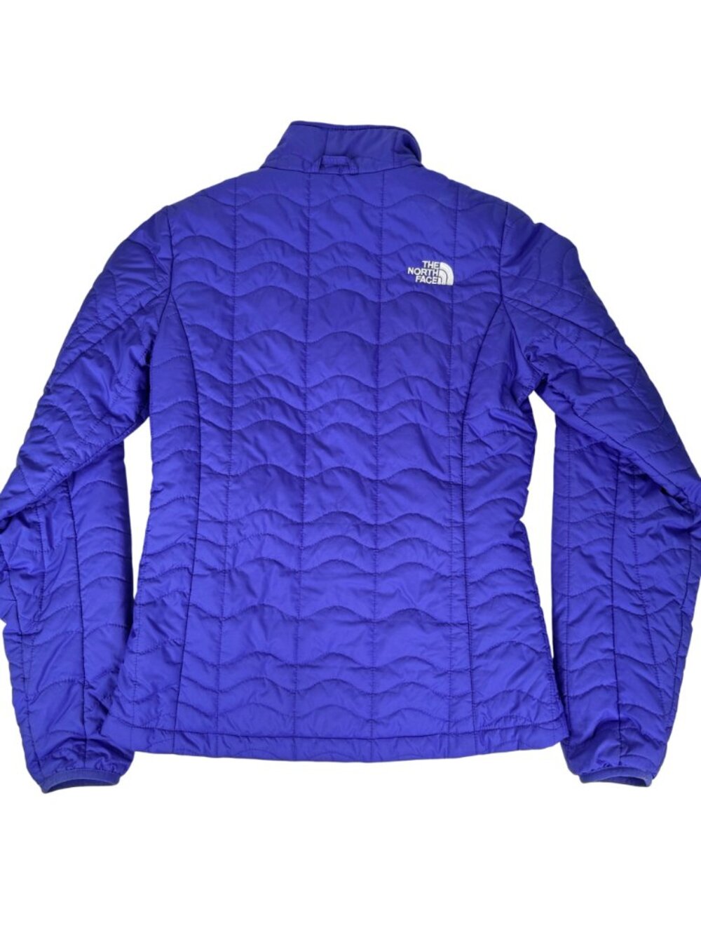 The North Face TNF Womens Quilted Jacket Purple XS Nylon Lightweight Full Zip - Picture 2 of 16